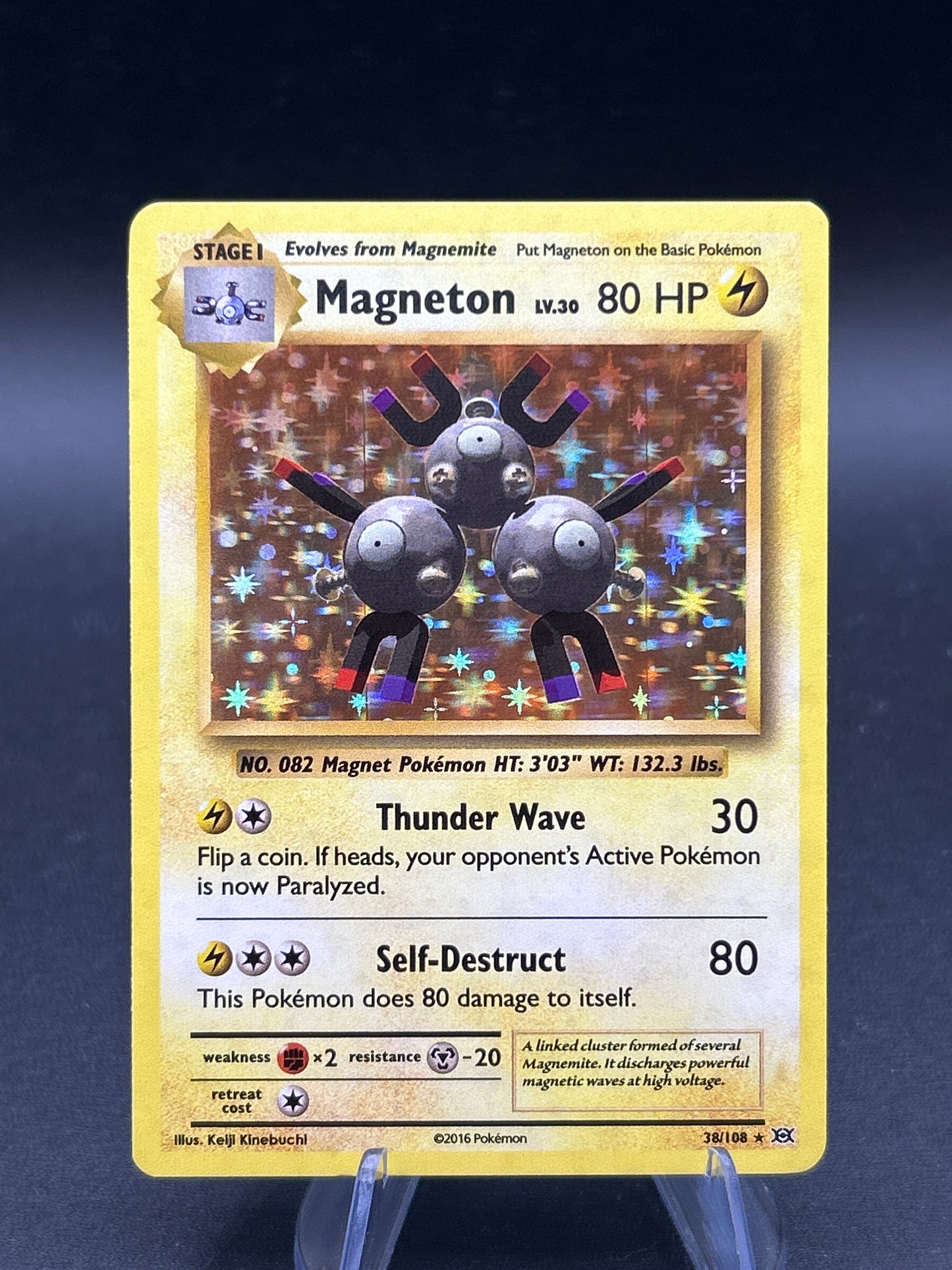 Pokémon TCG: 2016 Magneton 38/108 - XY - Evolutions Holo