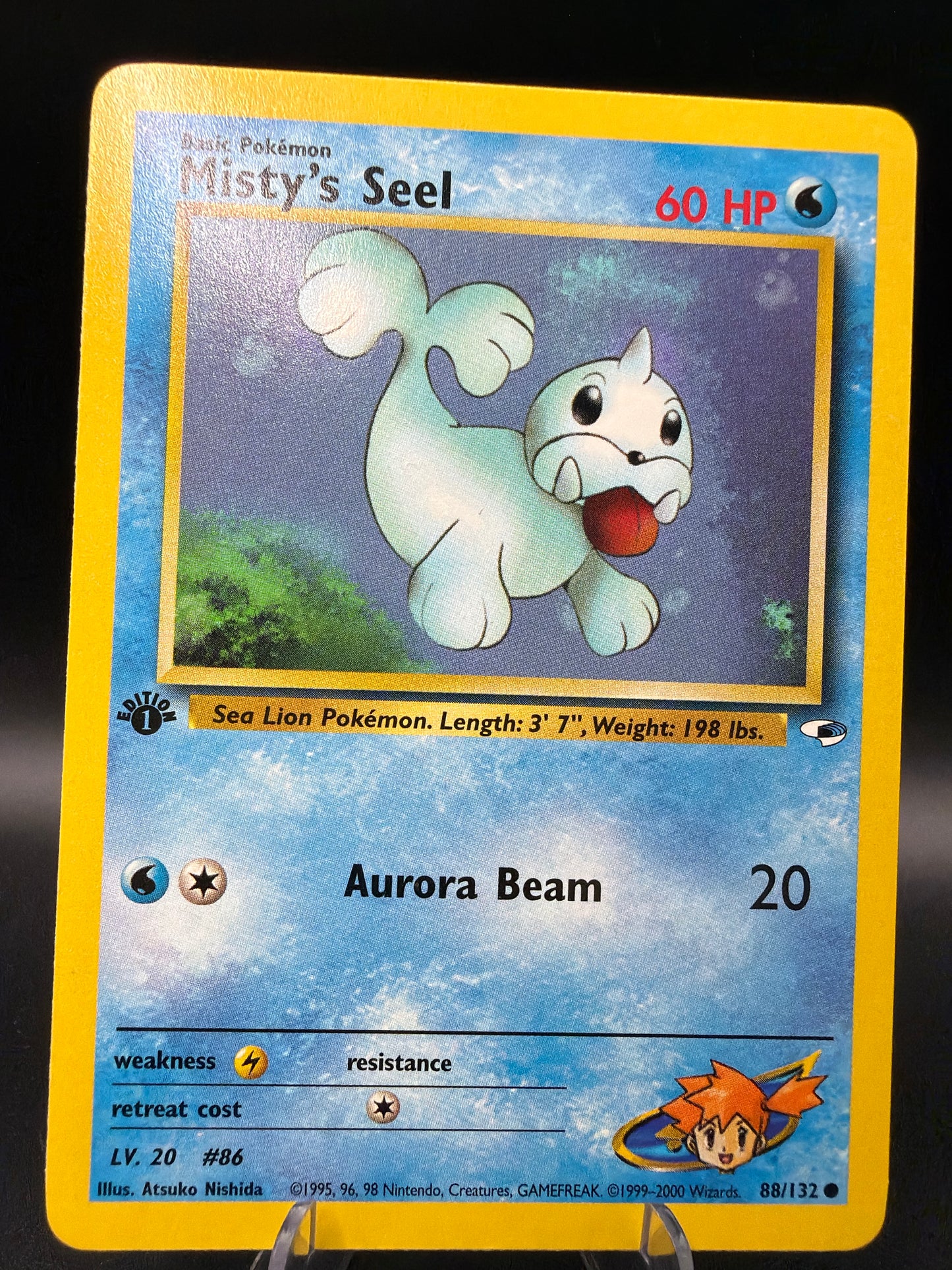 Pokémon TCG: 2000 Misty's Seel - 88/132- Gym Heroes