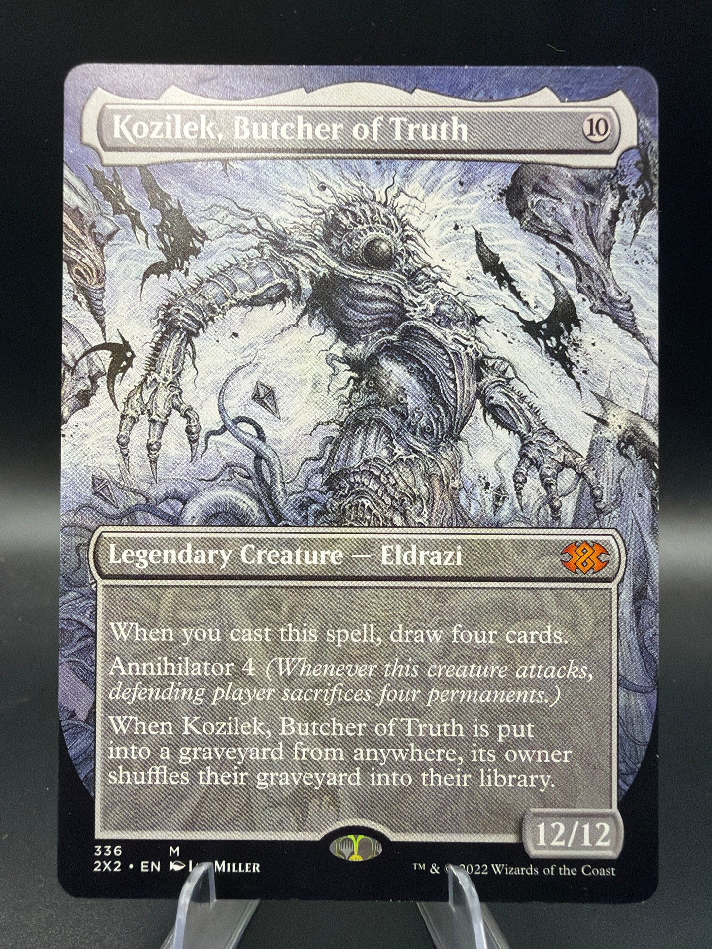 MTG TCG: 2022 Kozilek, Butcher of Truth (Borderless) - Double Masters 2022 (2X2)