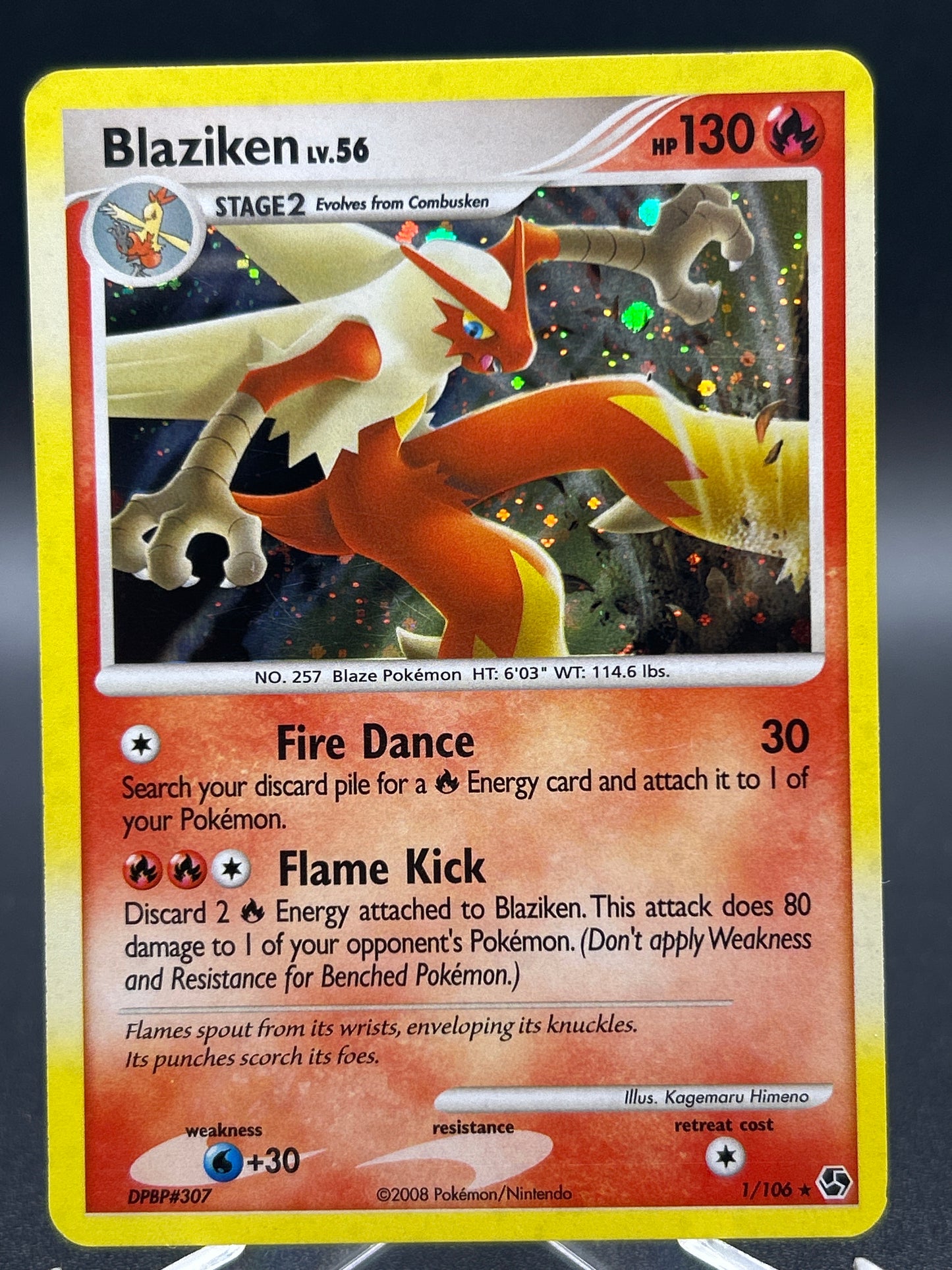Pokémon TCG: 2008 Blaziken - 1/106 Great Encounters