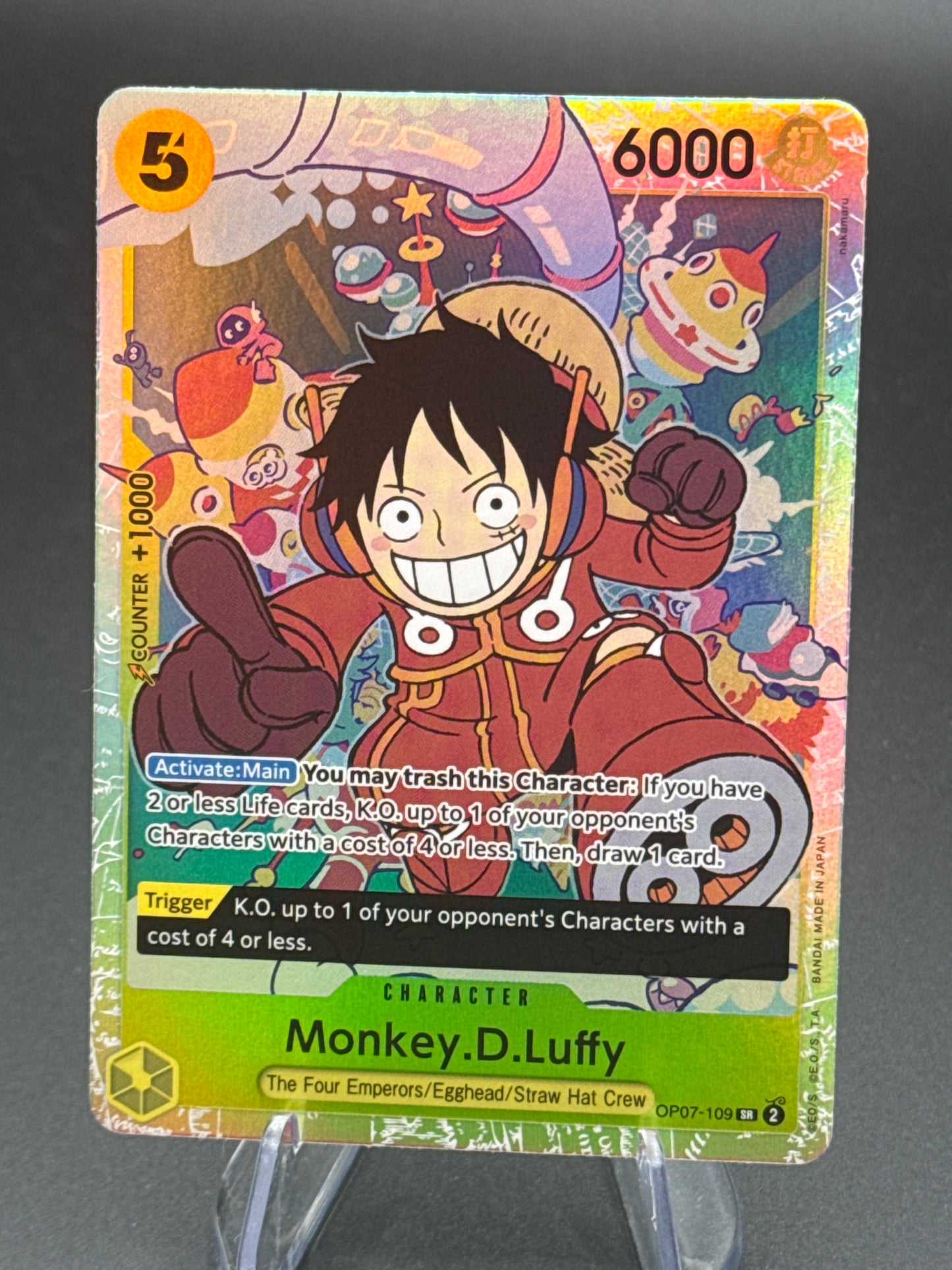 One Piece TCG: Monkey.D.Luffy  - 500 Years in the Future OP07-109