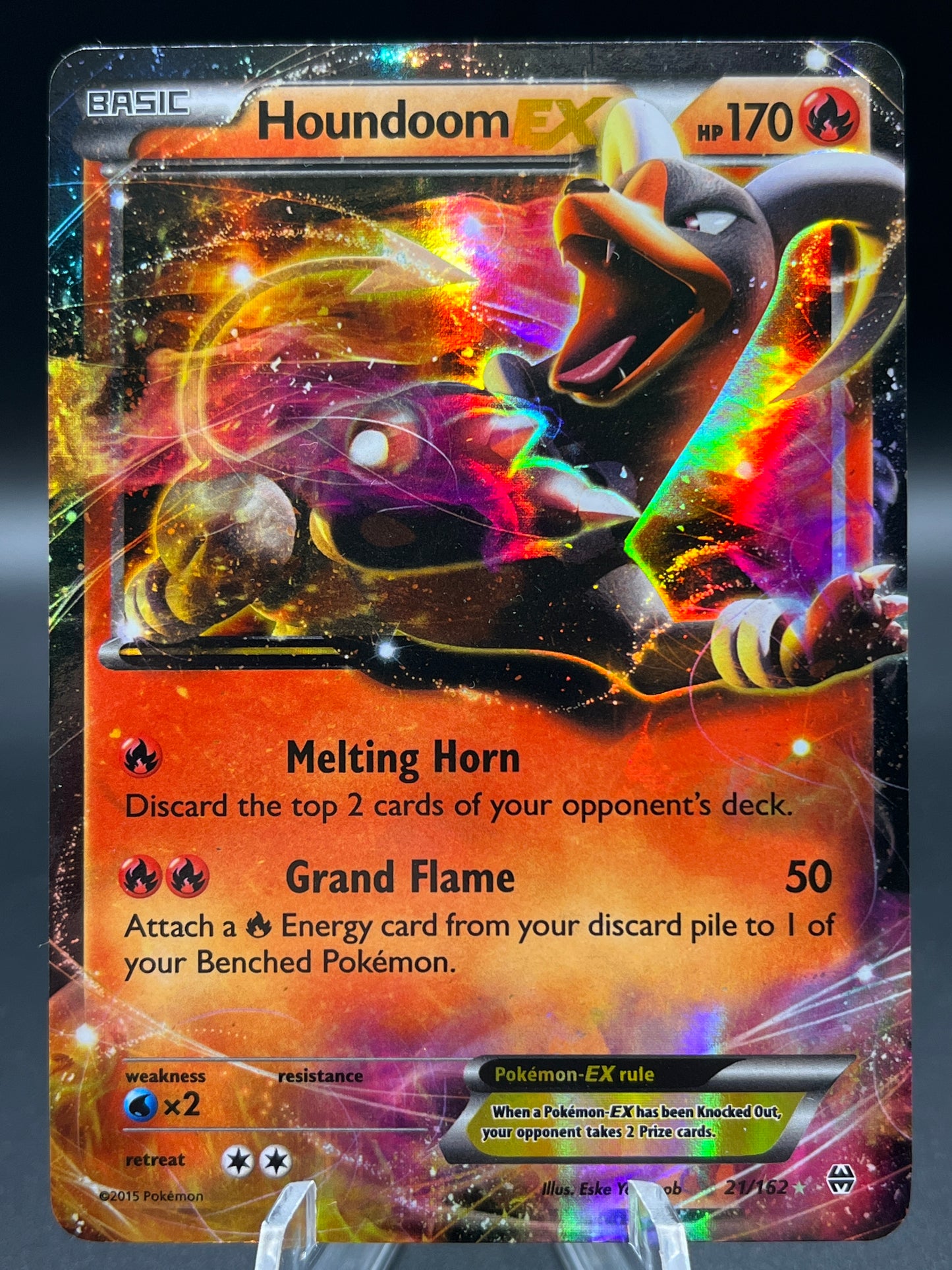 Pokémon TCG: 2015 Houndoom EX - 21/162 - XY: BREAKthrough