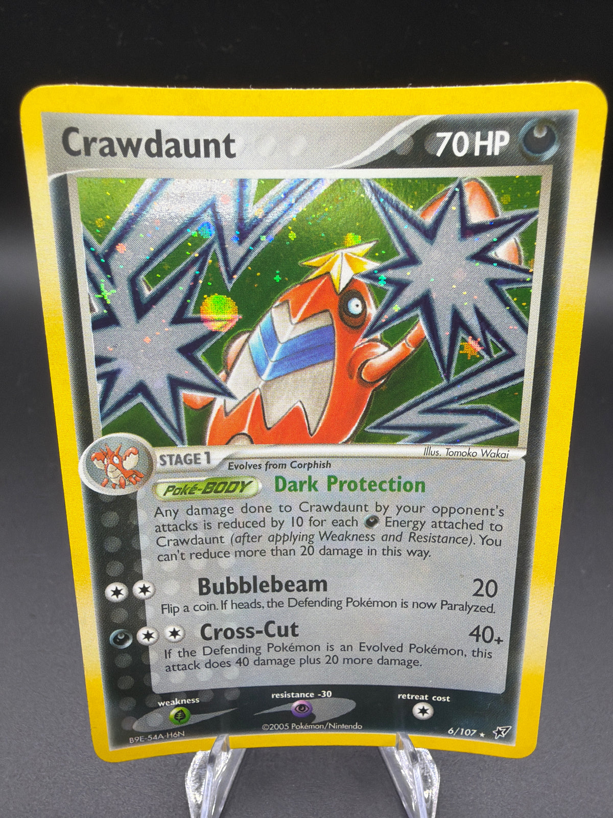 Pokémon TCG: 2005 Crawdaunt - 6/107 - Deoxys Holo
