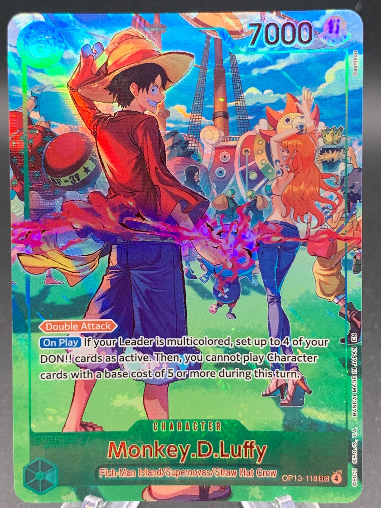 One Piece TCG: Monkey.D.Luffy (118) (English Version 3rd Anniversary Set) - One Piece Promotion Cards