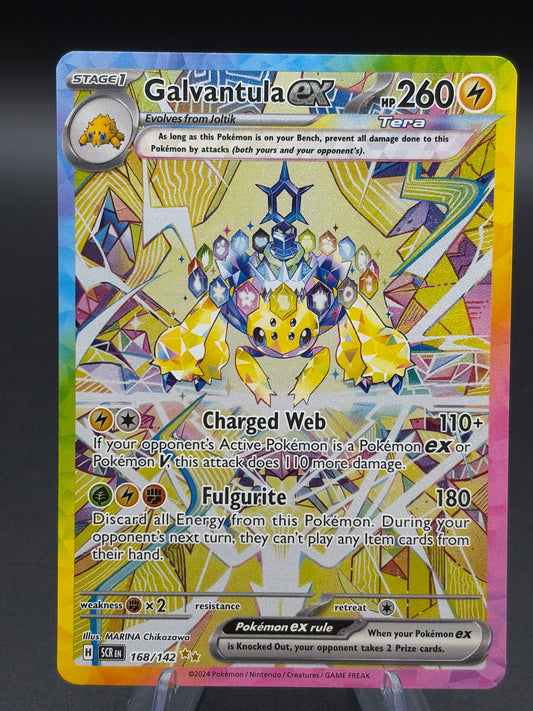 Pokemon TCG 2024 Galvantula ex 168/142 S&V: Stellar Crown