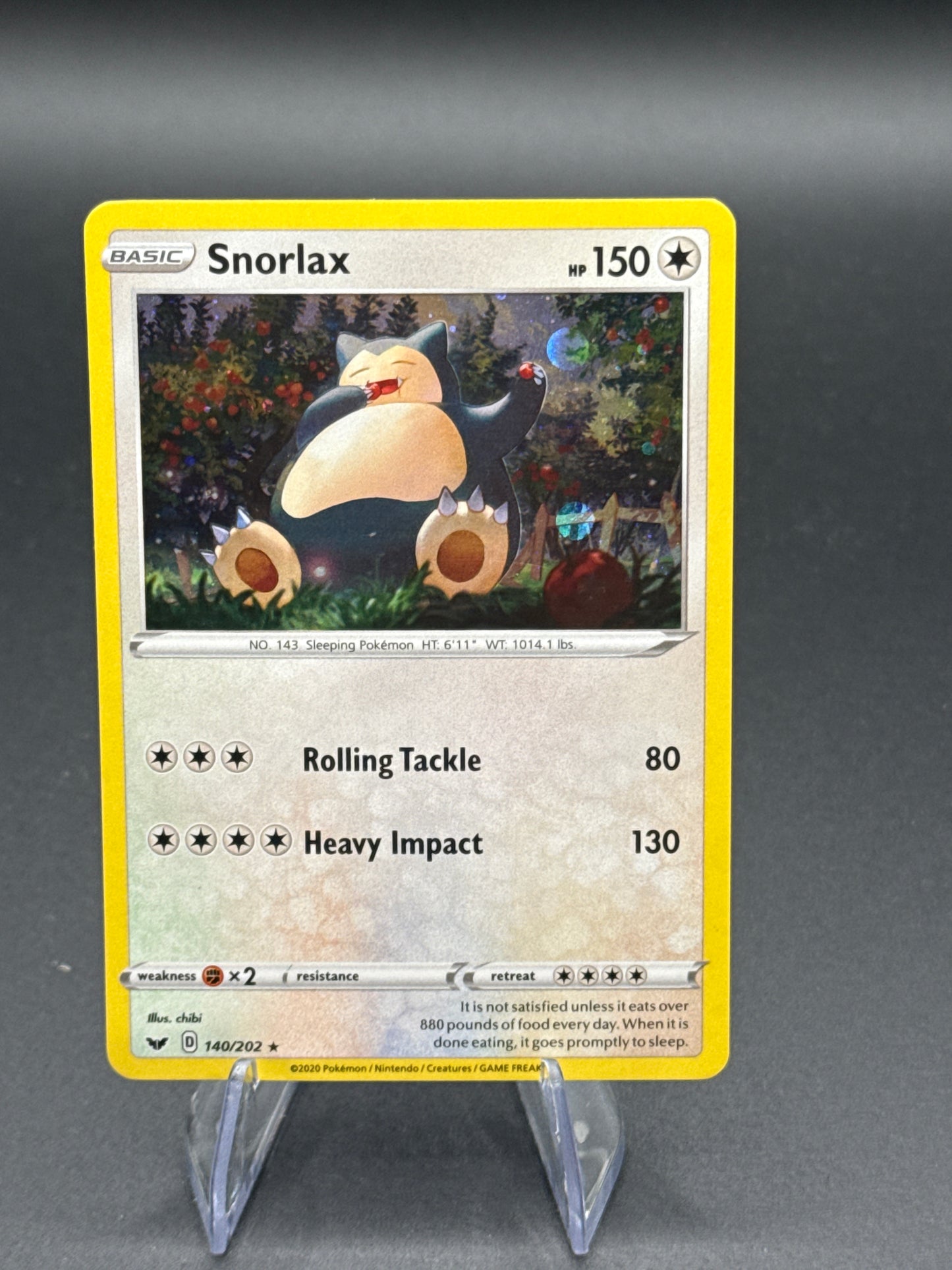 Pokémon TCG: 2017 Snorlax - 140/202 - Blister Exclusives