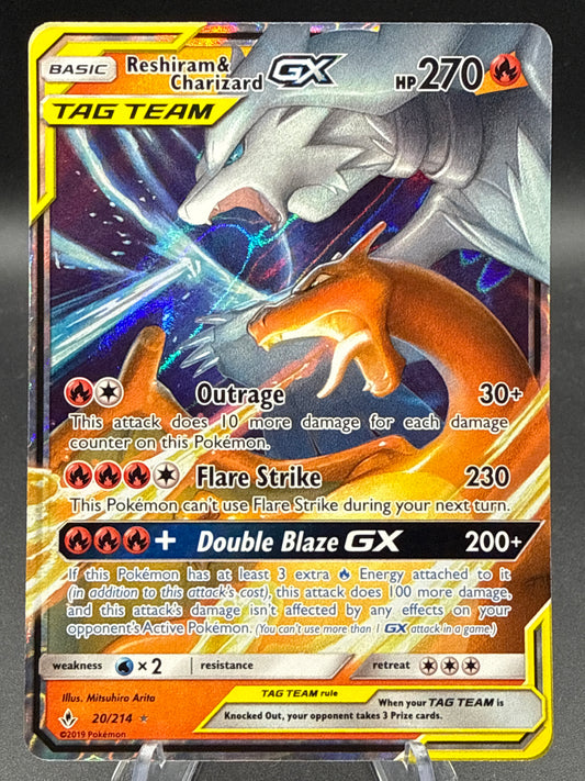 Pokémon TCG: 2019 Reshiram & Charizard GX - 20/214 - SM: Unbroken Bonds