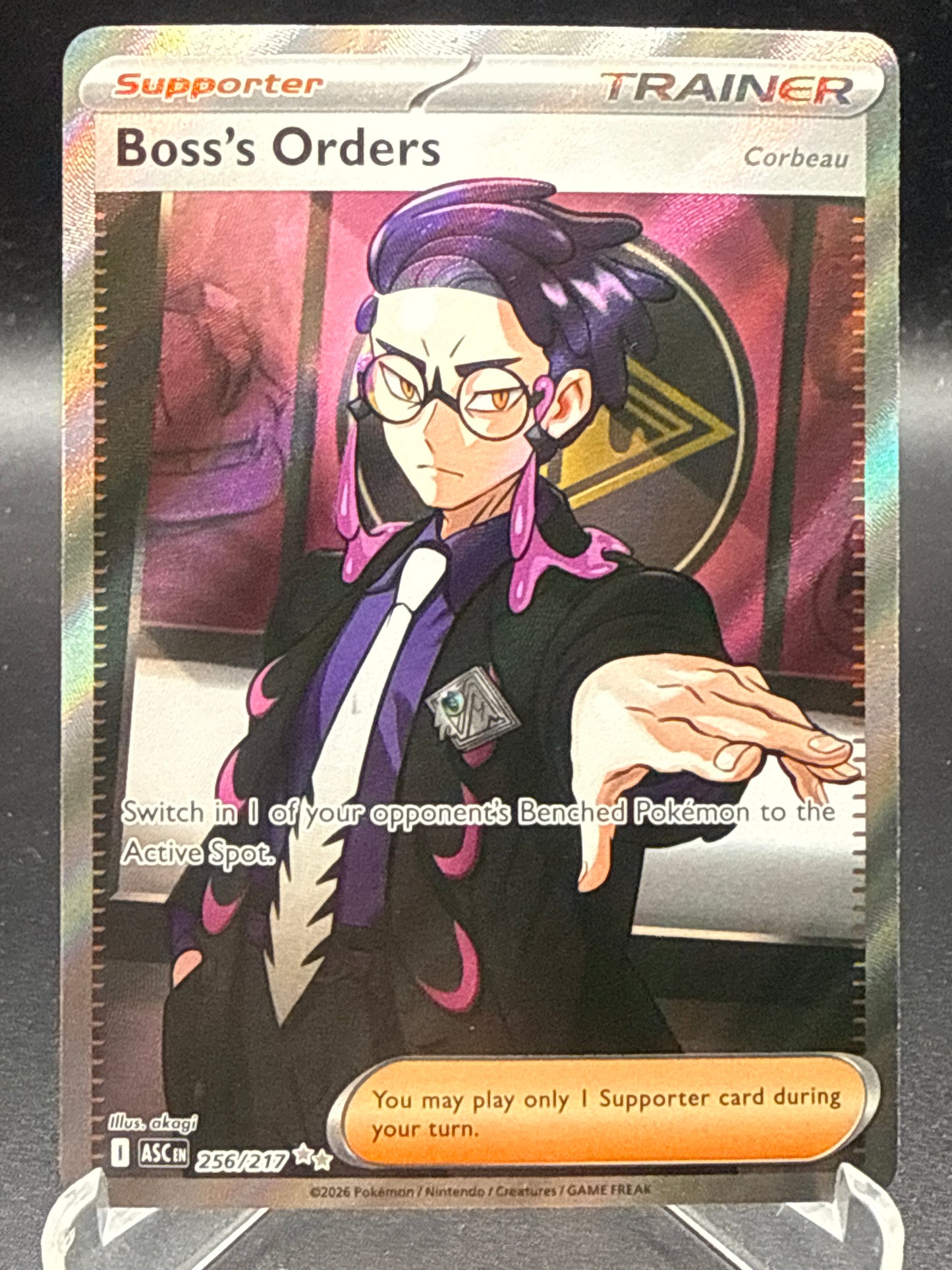 Pokémon TCG: 2026 Boss's Orders [Corbeau] - 256/217 - ME: Ascended Heroes