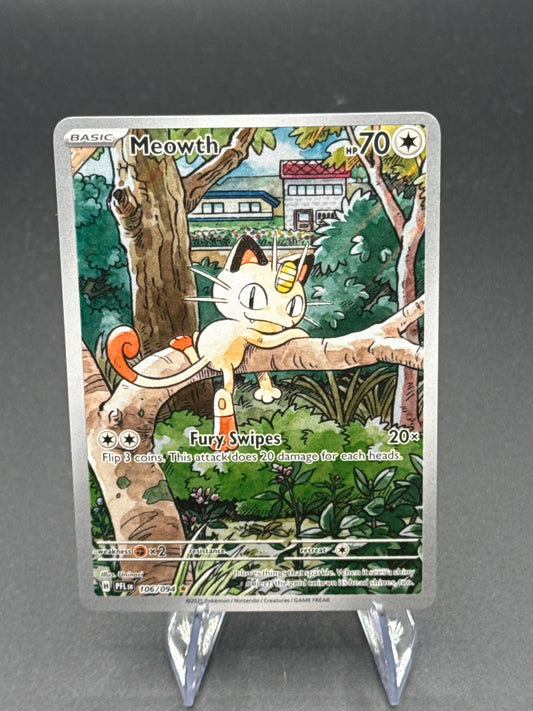 Pokémon TCG: 2025 Meowth - 106/094 - PFL: Phantasmal Flames