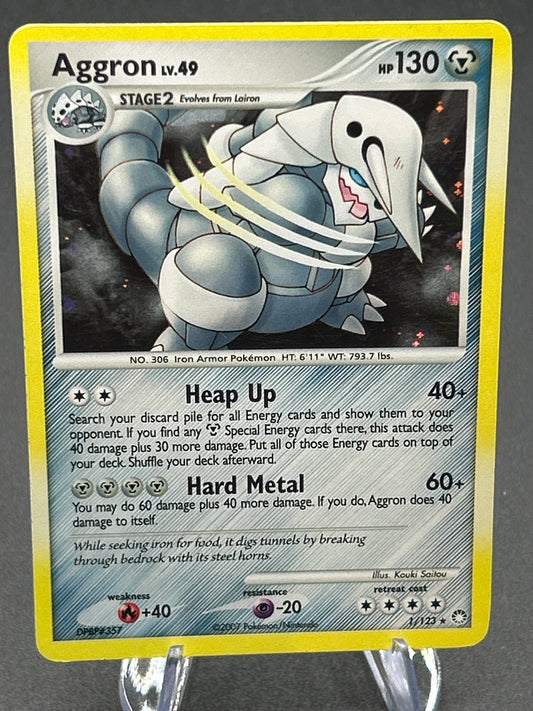 Pokémon TCG: 2007 Aggron 1/123 - Mysterious Treasures
