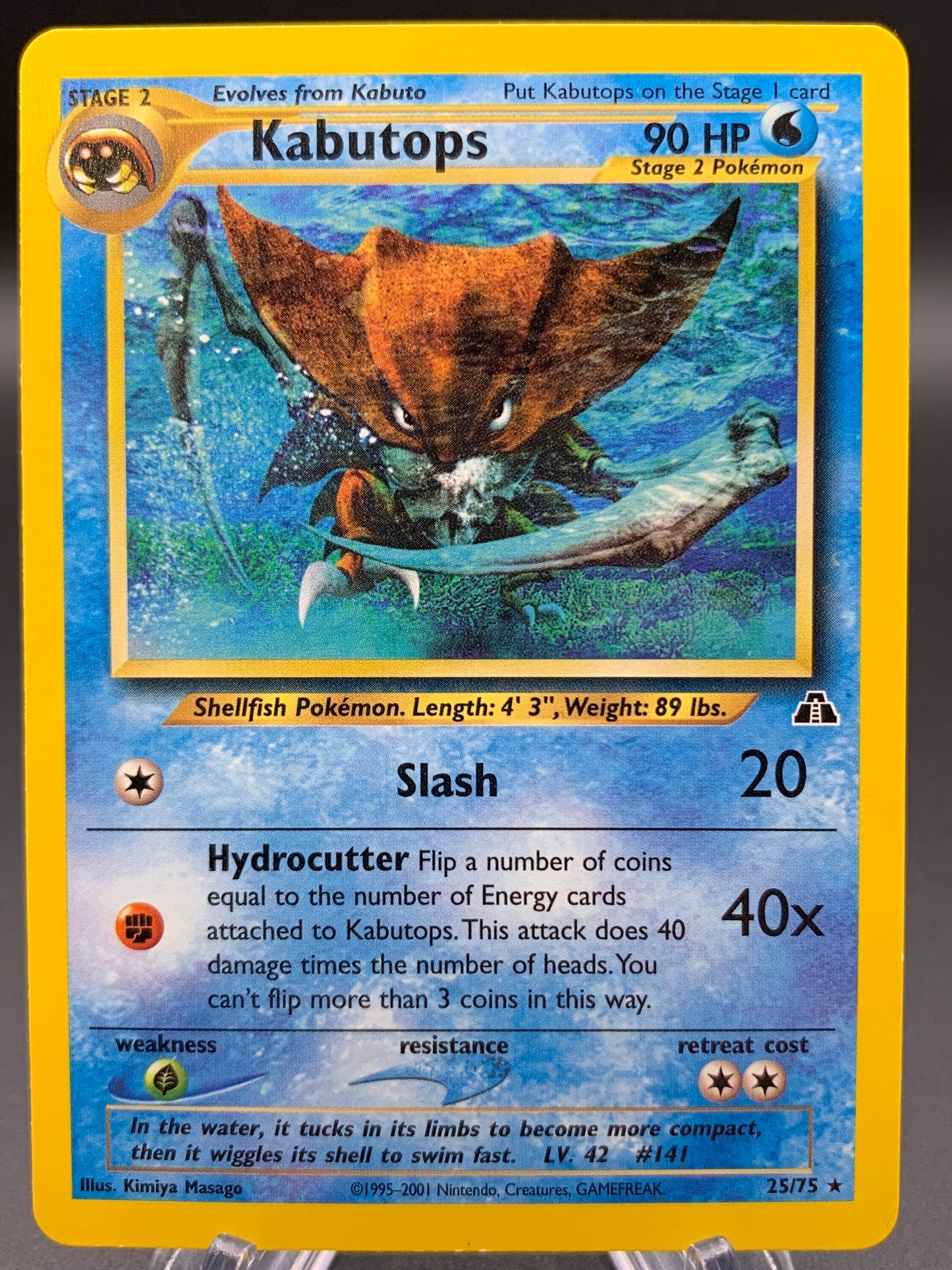 Pokémon TCG: 2001 Kabutops - 25/75 - Neo Discovery