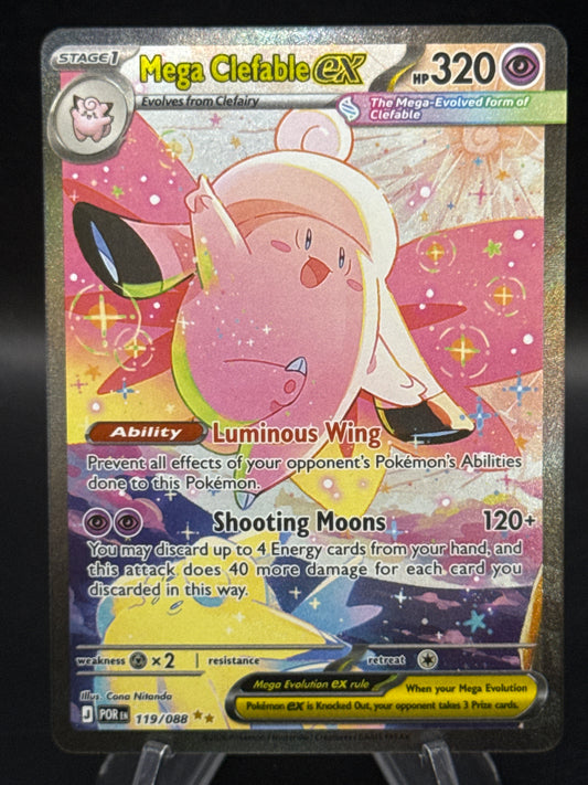 Pokémon TCG: 2026 Mega Clefable Ex - 119/088 - ME03: Perfect Order