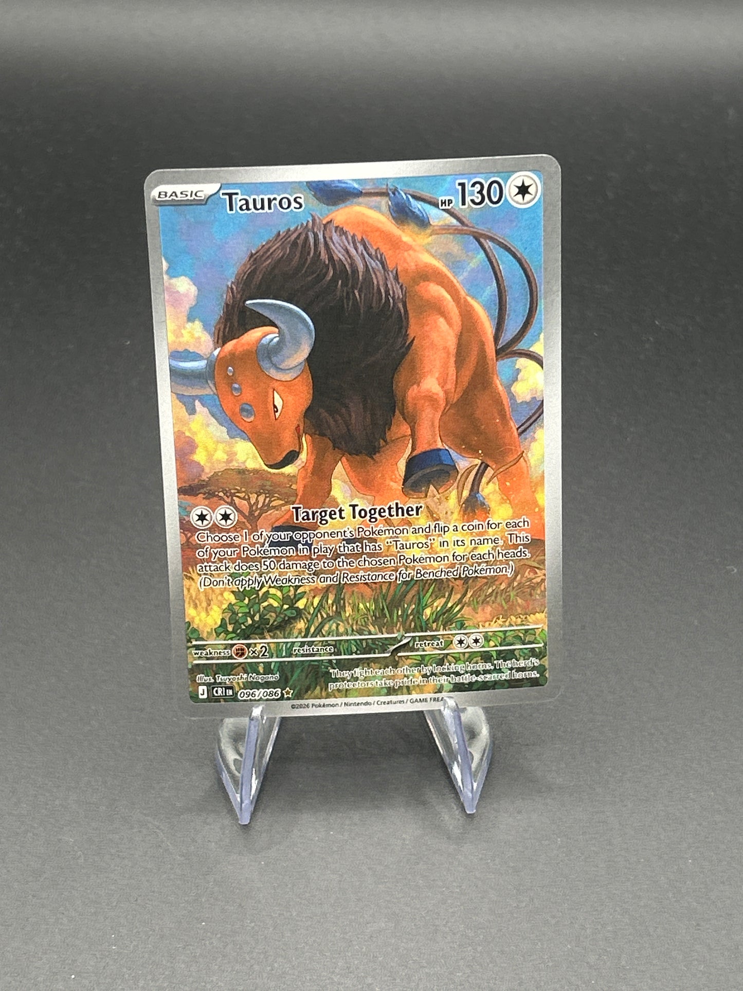 Pokemon TCG: 2026 Tauros - 096/086 - ME04:Chaos Rising