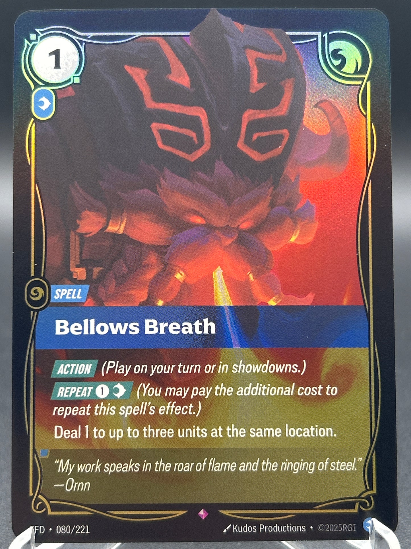Riftbound TCG: 2026 Bellows Breath - 080/221 - SFD: Spiritforged