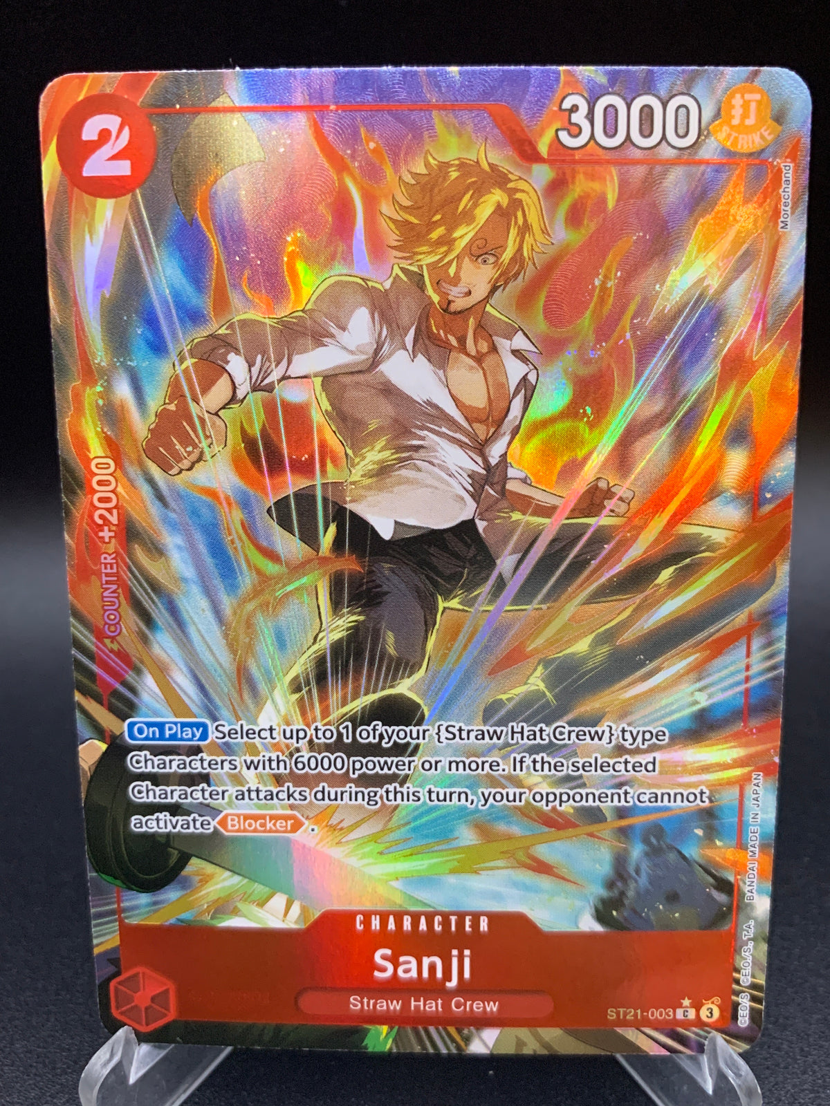 One Piece TCG: Sanji C PAR ST21-003 Starter Deck EX Gear 5
