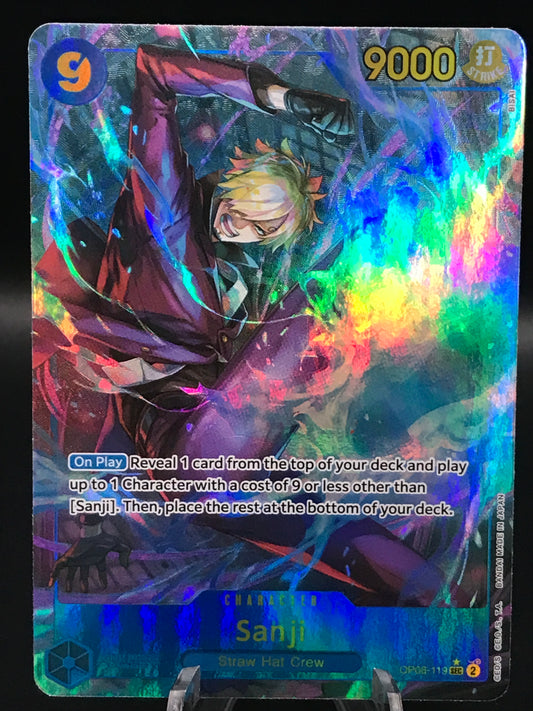 One Piece TCG: Sanji OP06-119 SEC Wings of the Captain
