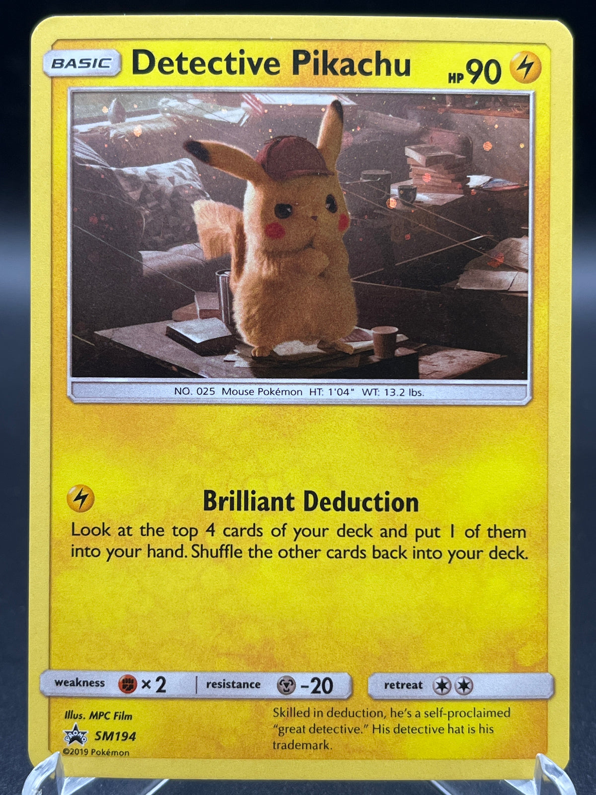 Pokémon TCG: 2019 Detective Pikachu - SM194 SM: Promos (Lightly Played)