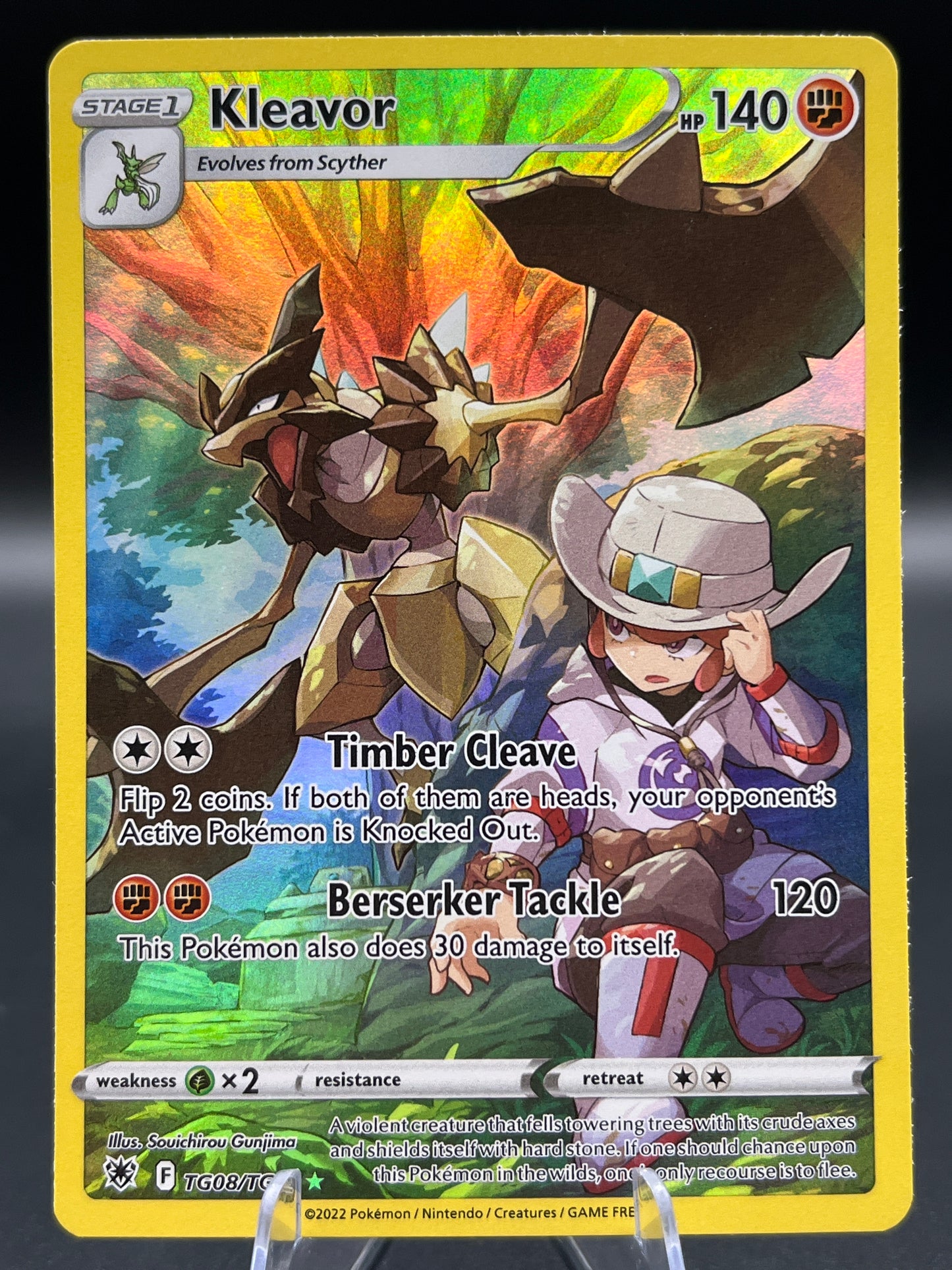 Pokémon TCG: 2022 Kleavor - TG08/TG30 -  SWSH10: Astral Radiance Trainer Gallery