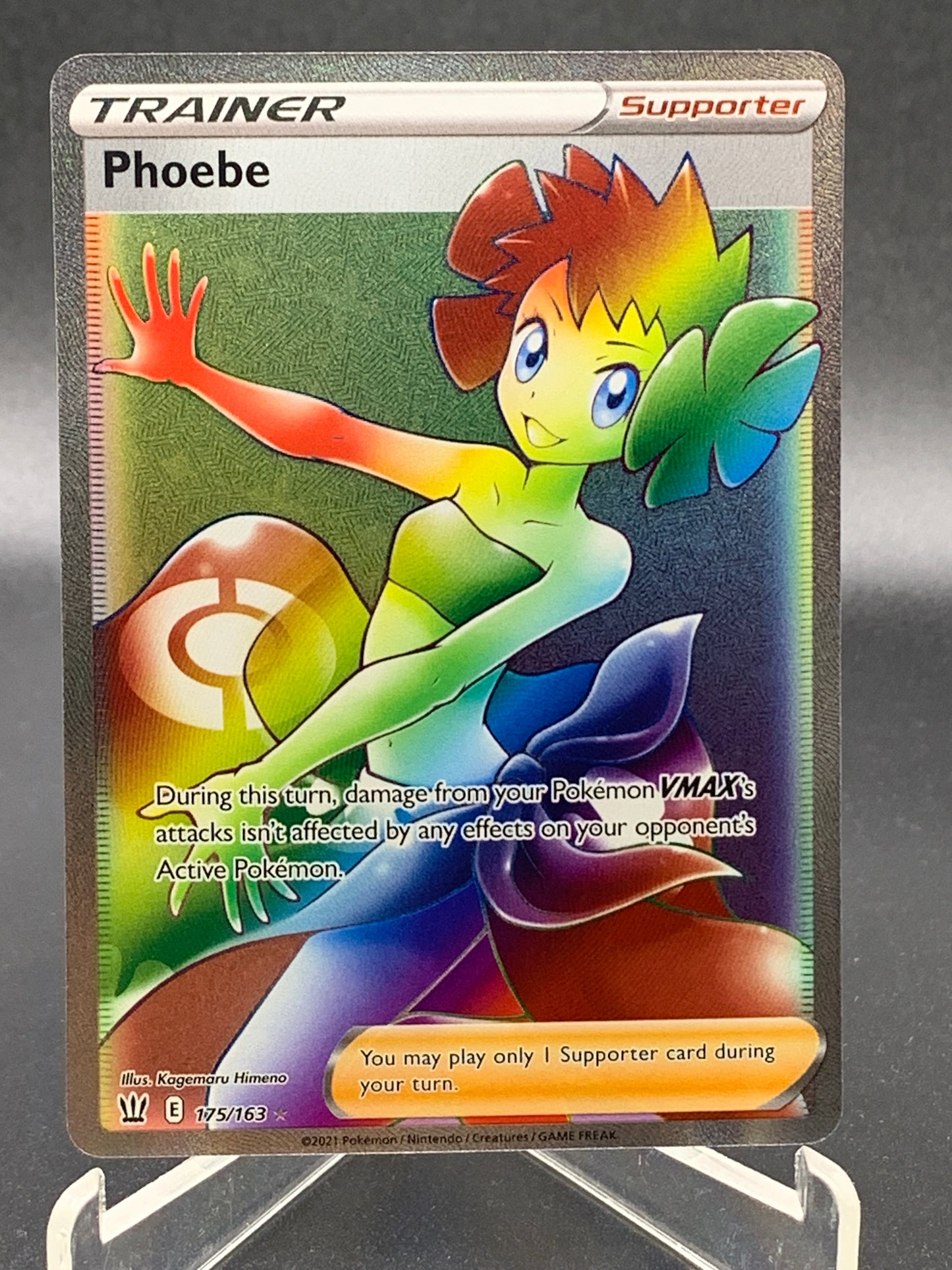 Pokémon TCG: 2021 Phoebe 175/163 SWSH: Battle Styles