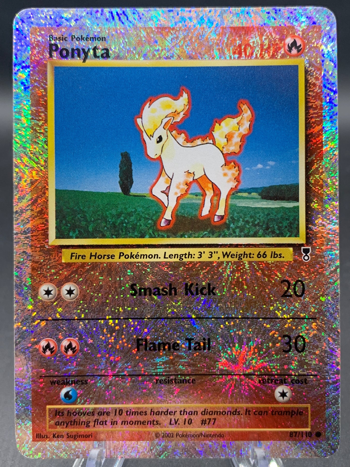 Pokémon TCG: 2002 Ponyta - 87/110 - Legendary Collection
