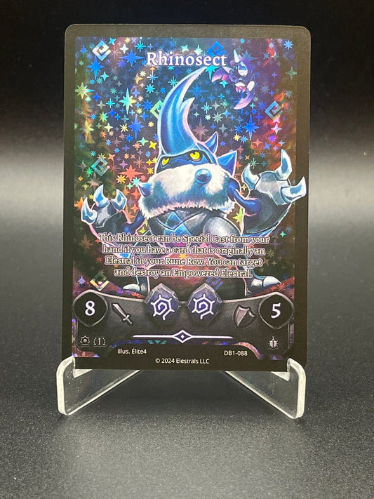 Elestrals TCG: Rhinosect (Full Art) - Daybreak [First Edition] (DB1)