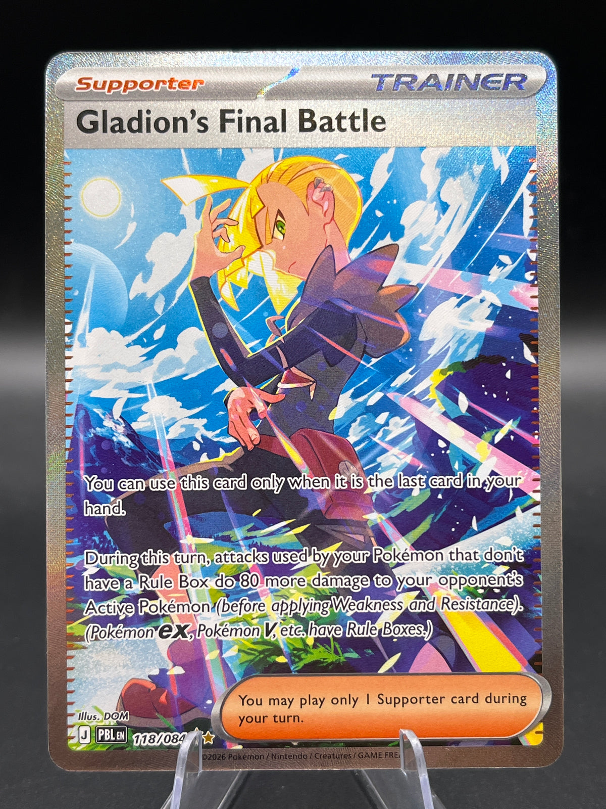 Pokémon TCG: 2026 Gladion's Final Battle 118/084 - ME05: Pitch Black