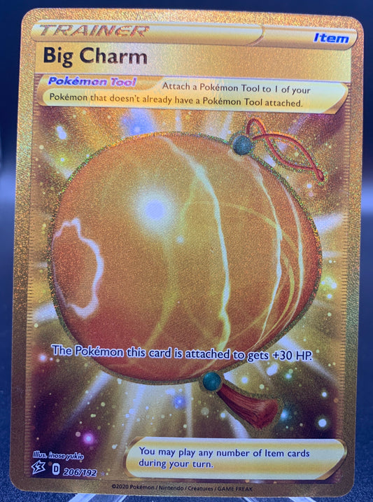 Pokémon TCG: 2020 Big Charm 206/192 SW&SH Rebel Clash Gold