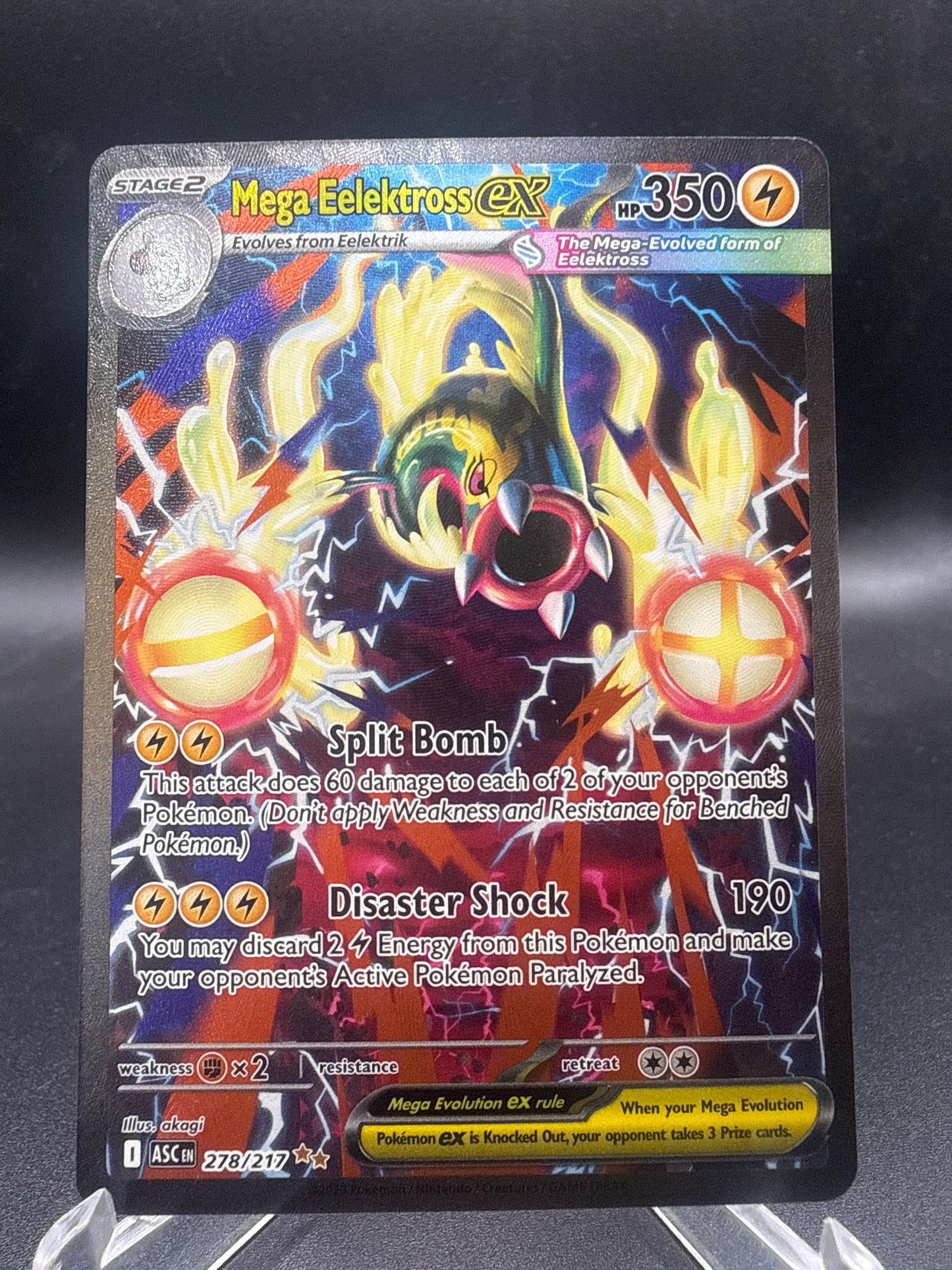 Pokémon TCG: 2026 Mega Eelektross ex - 278/217 - ME: Ascended Heroes