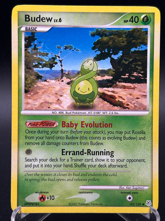 Pokémon TCG: 2007 Budew 43/130 DP: Diamond and Pearl