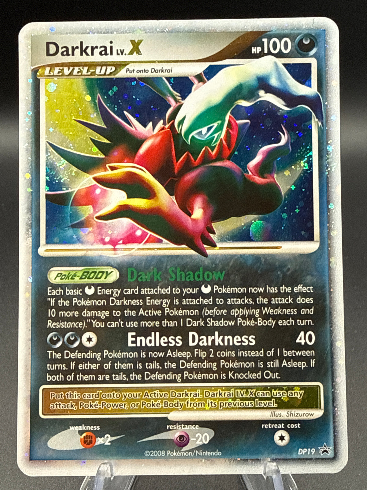 Pokémon TCG: 2008 Darkrai LV.X - DP19 - Diamond and Pearl Promos