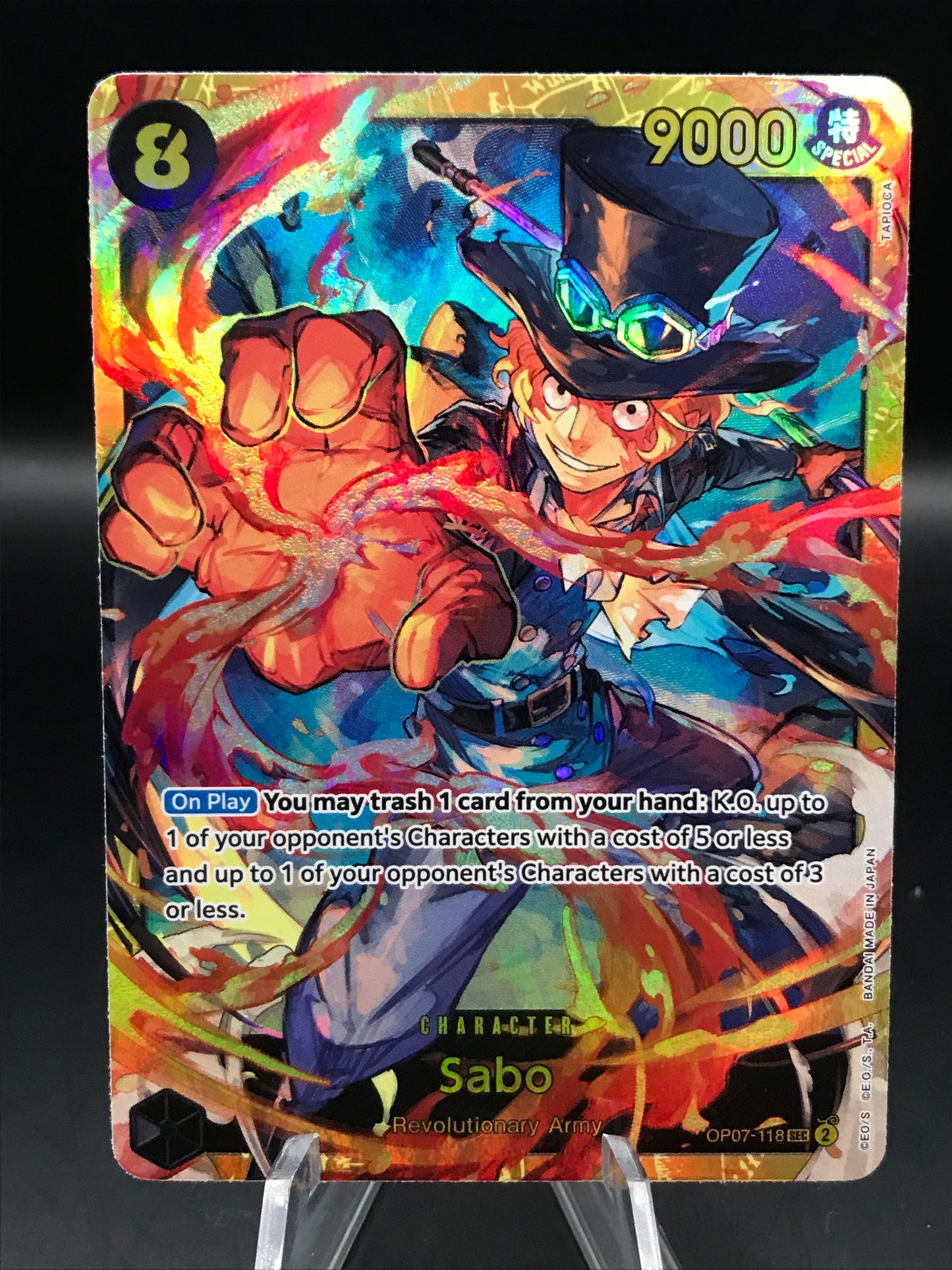 One Piece TCG: Sabo OP07-118 SEC 500 Years in the Future