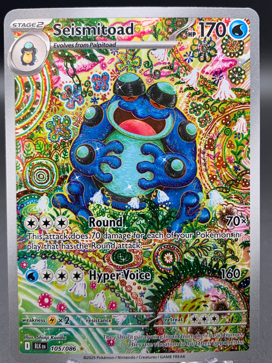 Pokémon TCG: 2025 Seismitoad - 105/086 - SV: Black Bolt