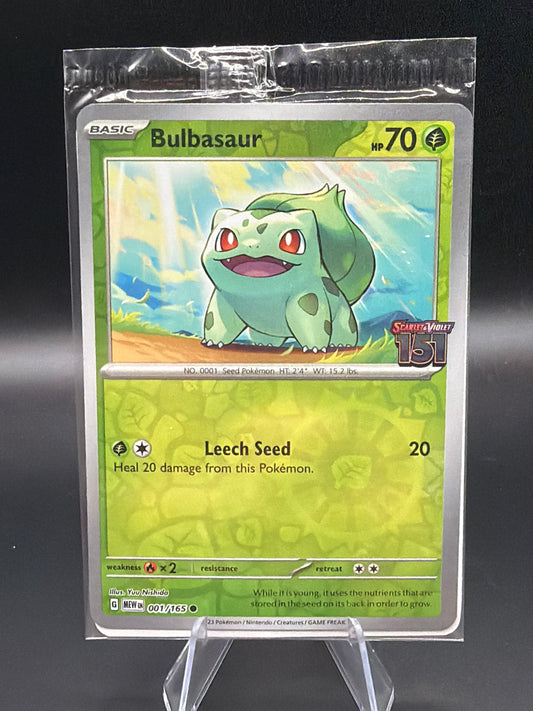 Pokémon TCG: Bulbasaur 001/165 SV: 151 Best Buy Promo Sealed
