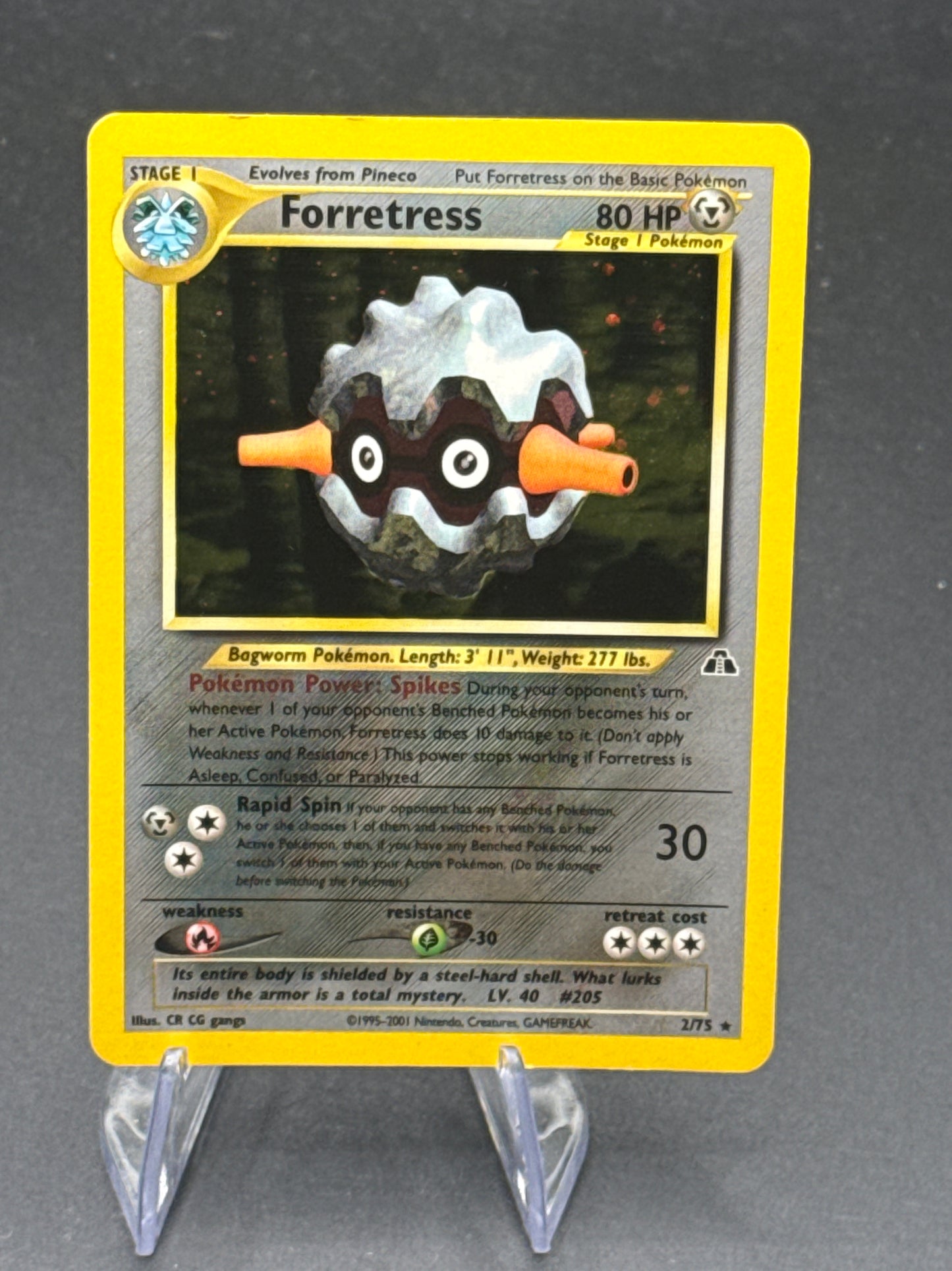 Pokémon TCG: 2001 Forrestress 2/75 Neo Discovery Holo
