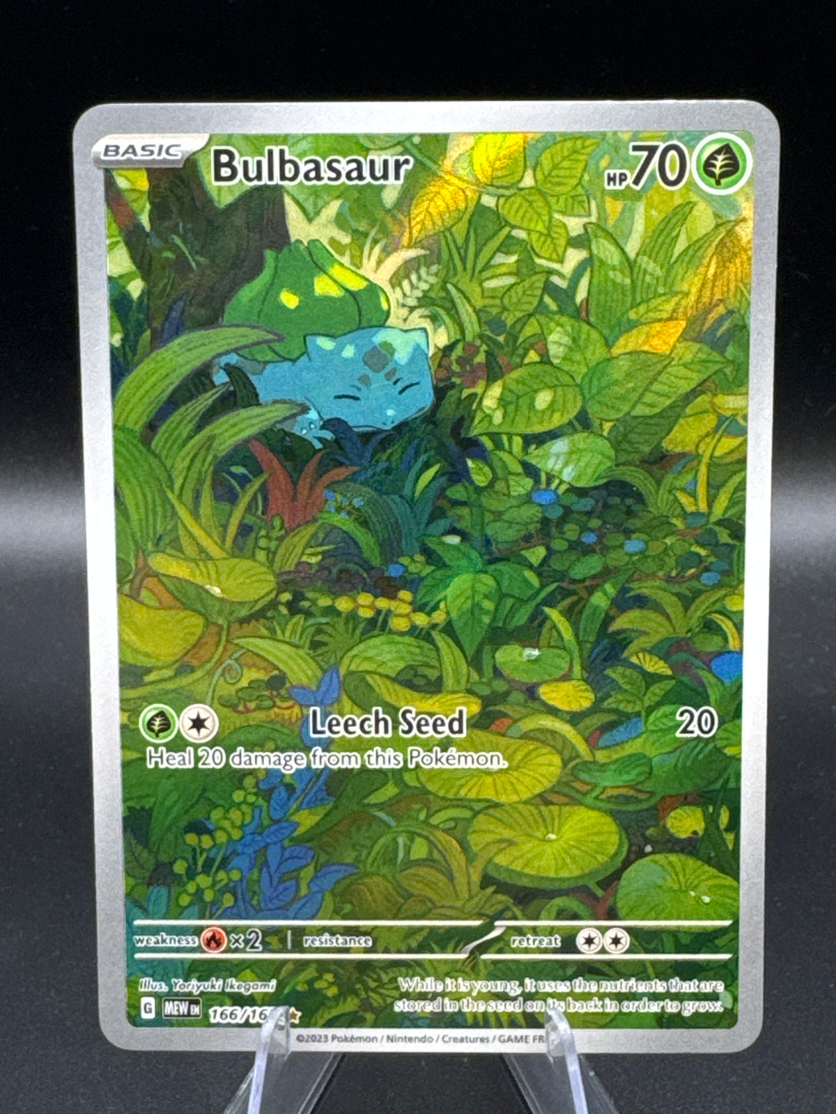 Pokémon TCG: 2023 Bulbasaur 166/165 SV: Scarlet & Violet 151