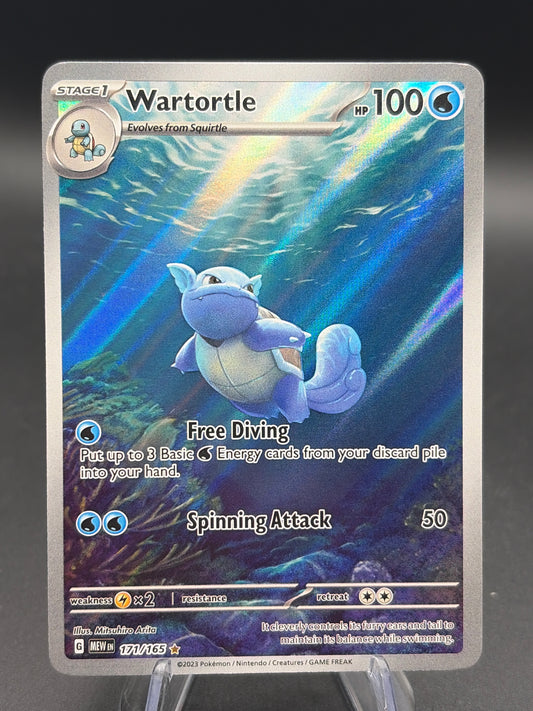 Pokémon TCG: 2023 Wartortle - 171/165 - SV: Scarlet & Violet 151