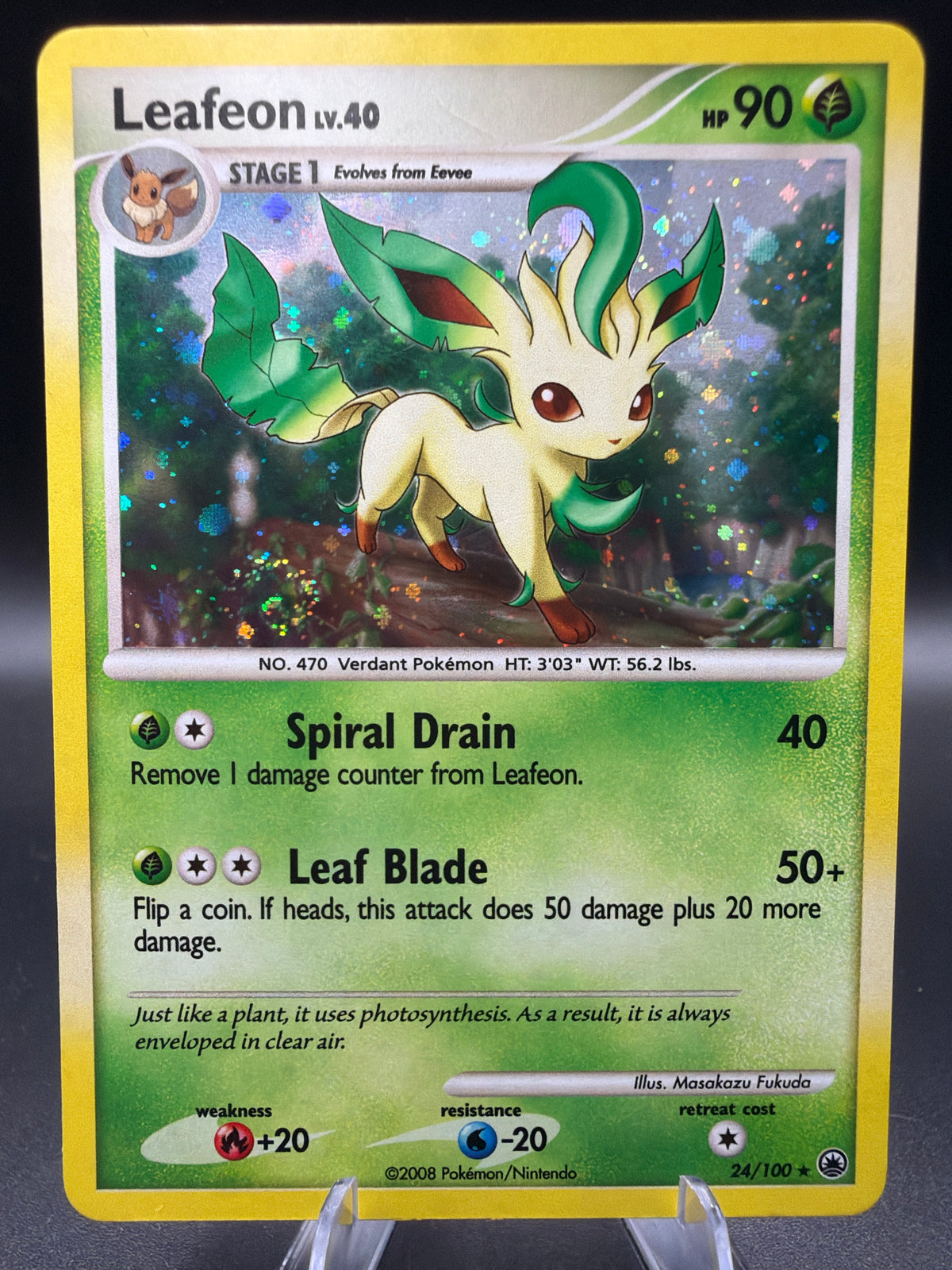 Pokémon TCG: 2008 Leafeon 24/100 - Majestic Dawn