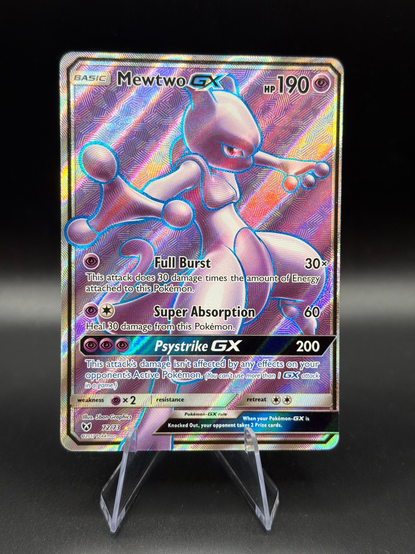 Pokémon TCG: 2017 Mewtwo GX - 72/73 - SM: Shining Legends