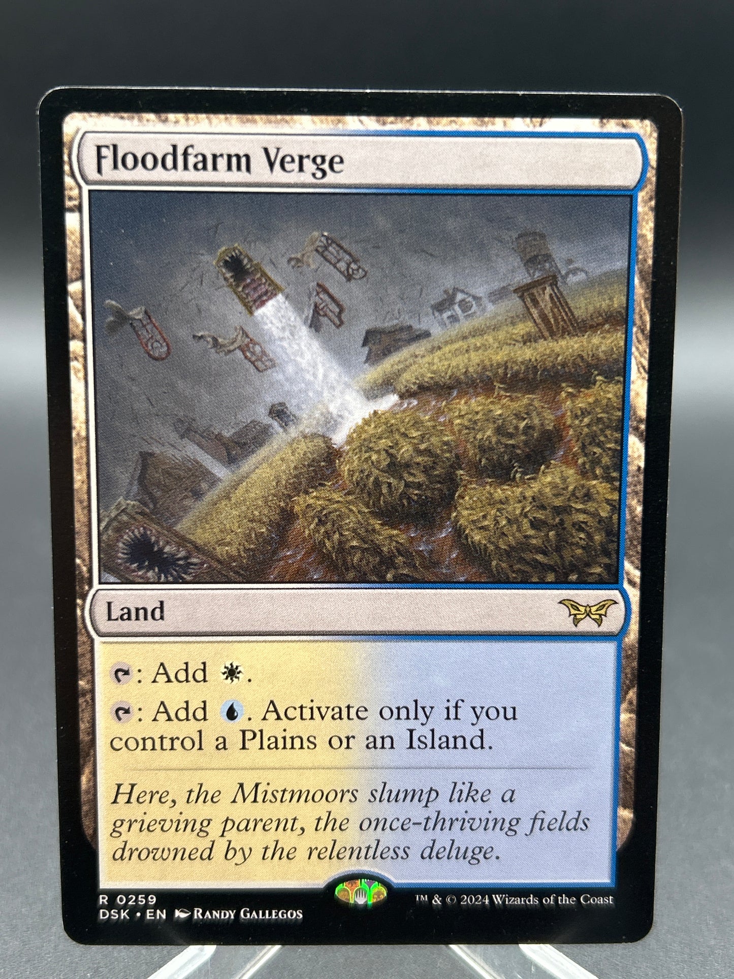MTG TCG: Floodfarm Verge R 0259 - Duskmourn: House of Horror