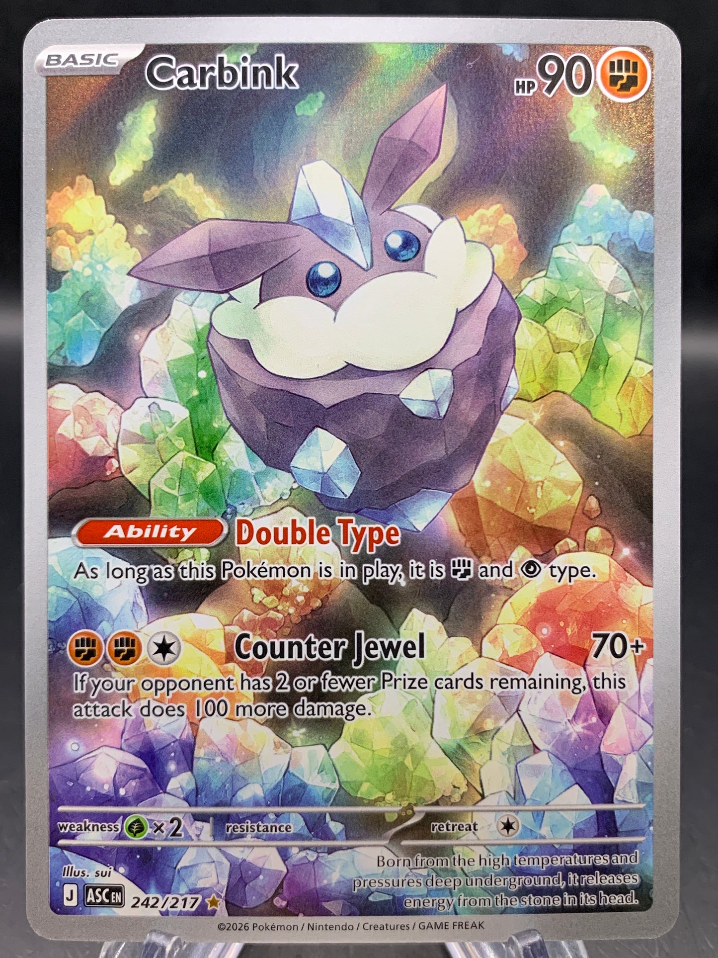 Pokémon TCG: 2026 Carbink - 242/217 - ME: Ascended Heroes