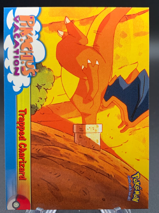 Pokémon TCG: Topps Pokémon Trapped Charizard - #51 - Pikachu's Vacation Movie Animation Edition