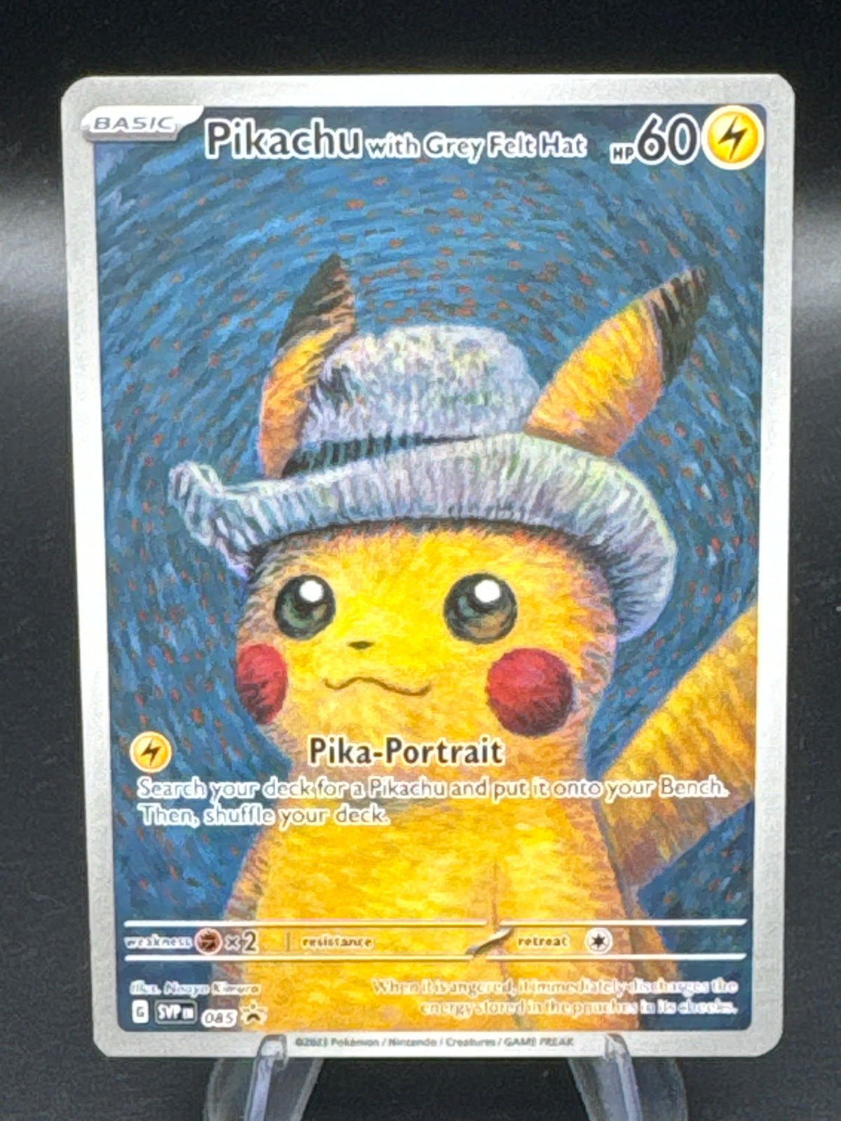 Pokémon TCG: 2023 Pikachu with Grey Felt Hat SVP 085