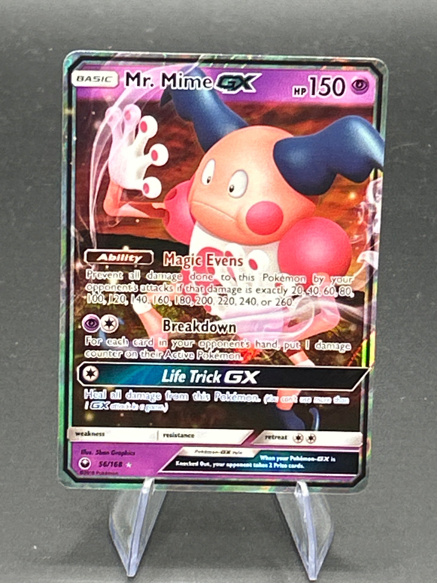 Pokemon TCG 2018 Mr.Mime GX 56/168 - Sun & Moon: Celestial Storm