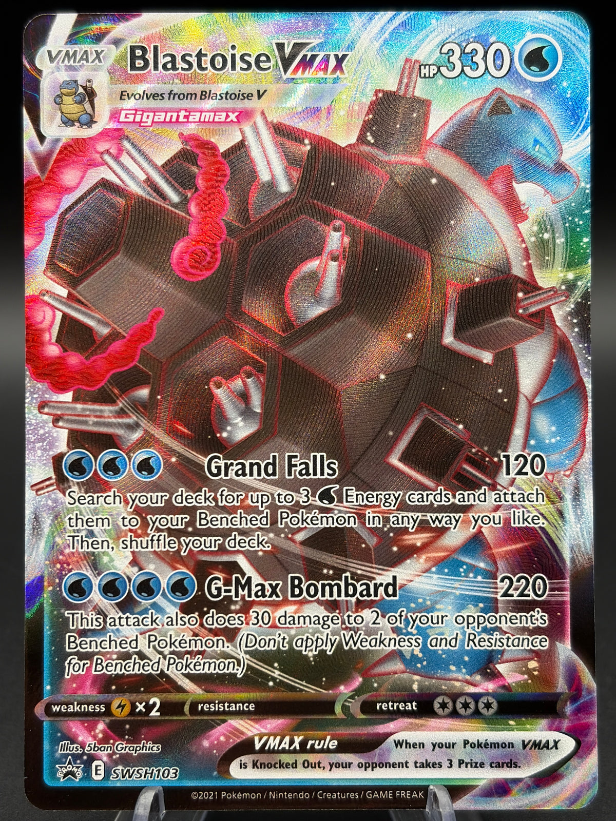 Pokémon TCG: Blastoise Vmax - SWSH103 - Sword & Shield Promo
