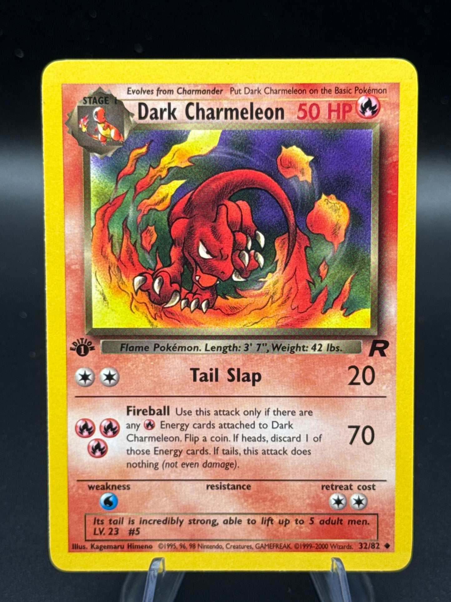 Pokémon TCG: 1999 Dark Charmeleon - 32/82 - Team Rocket 1st Edition