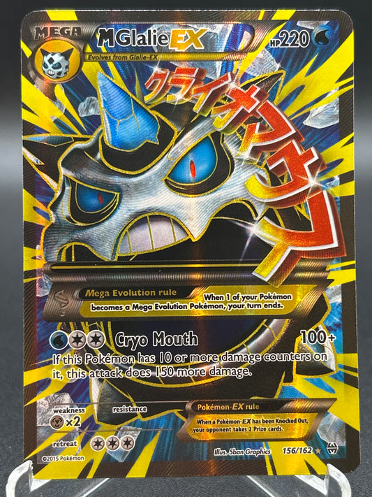 Pokémon TCG: 2015 M Glalie EX 156/162  XY: Breakthrough Full Art