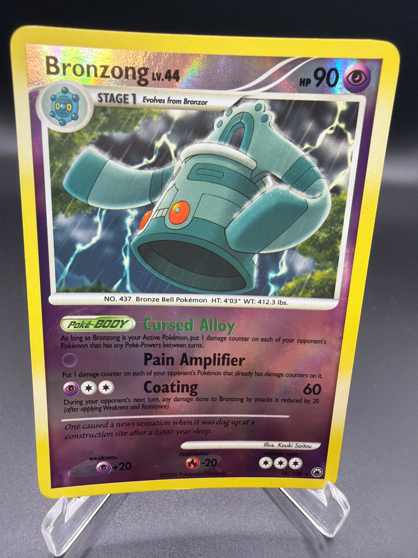 Pokémon TCG: 2008 Bronzong - 16/100 - Majestic Dawn (MD)