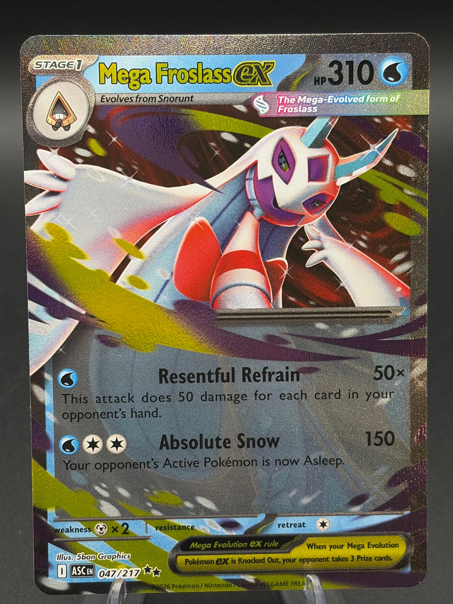 Pokémon TCG: Mega Froslass ex 047/217 - ME: Ascended Heroes