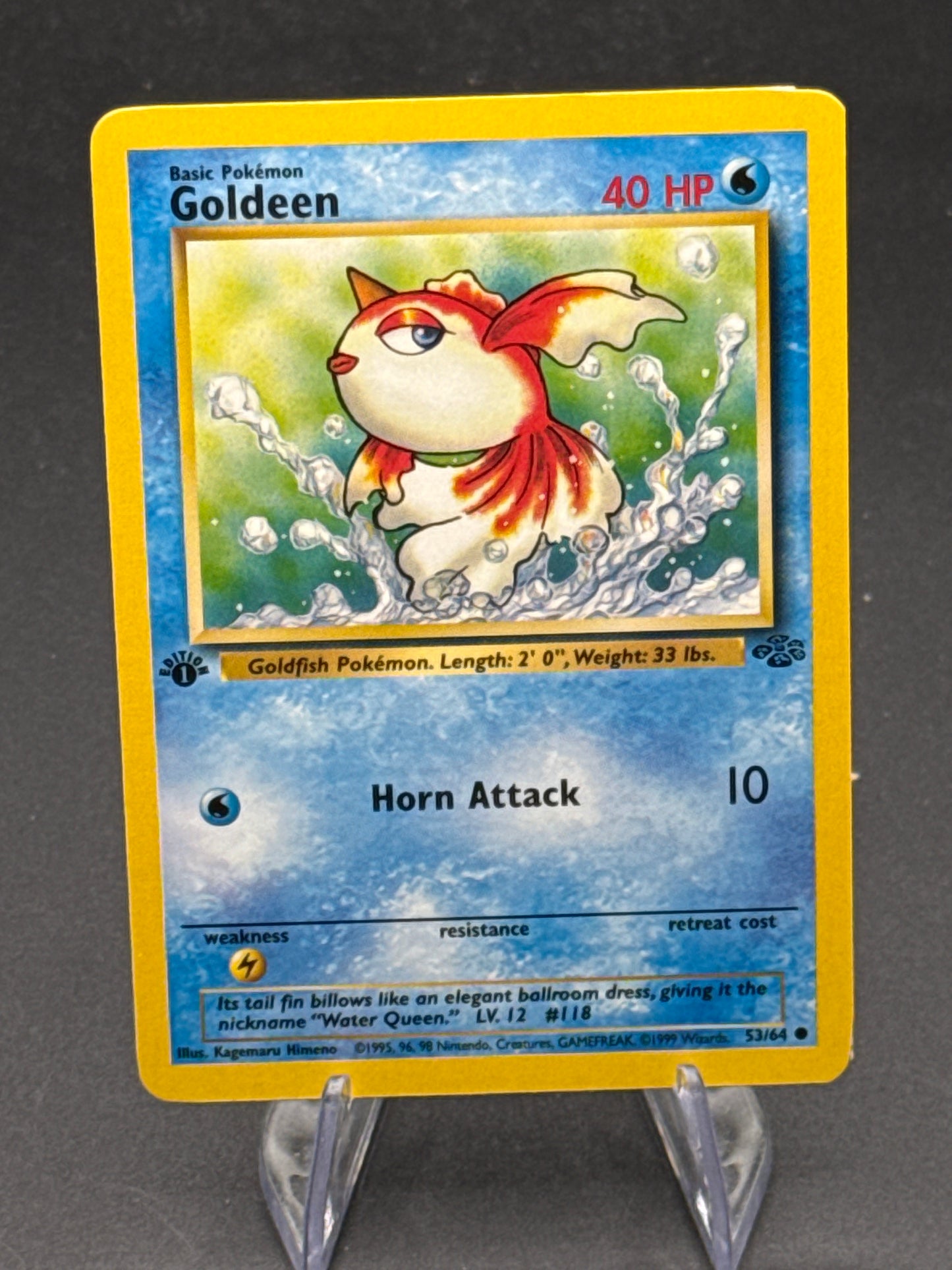 Pokémon TCG: 1999 - Goldeen 53/64 - Jungle - 1st edition