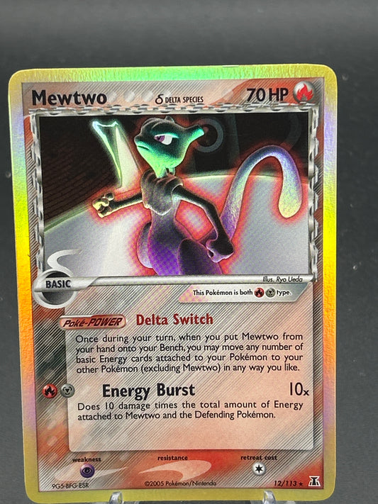 Pokémon TCG: 2005 Mewtwo (Delta) 12/113 EX Delta Species Holo Rare
